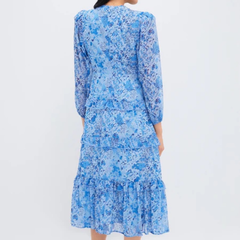 Tuckernuck/Hyacinth House NWT Blue Floral Dress - Picture 6 of 7